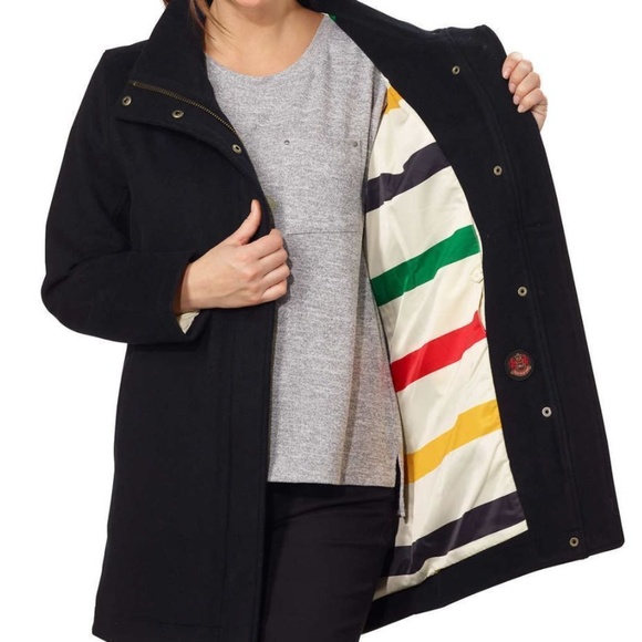 Pendleton Jackets & Blazers - Pendleton Women's Black Water Resistant Wool Jacke